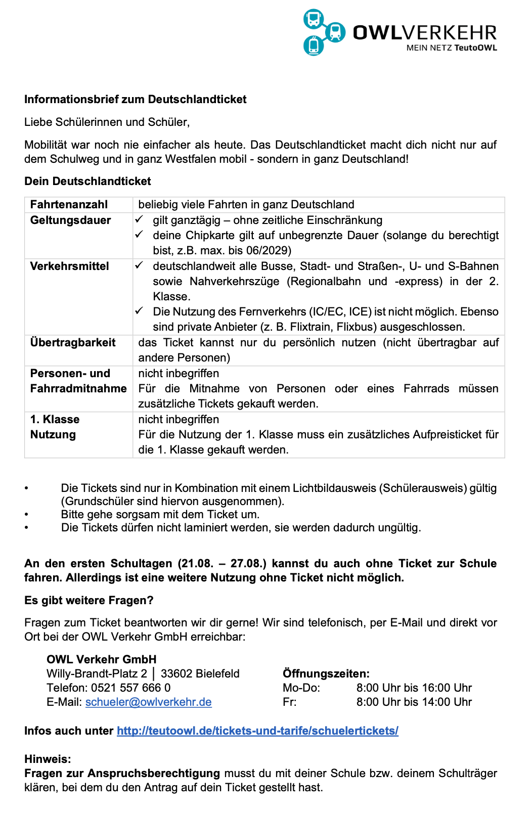 Deutschlandticket 20242025