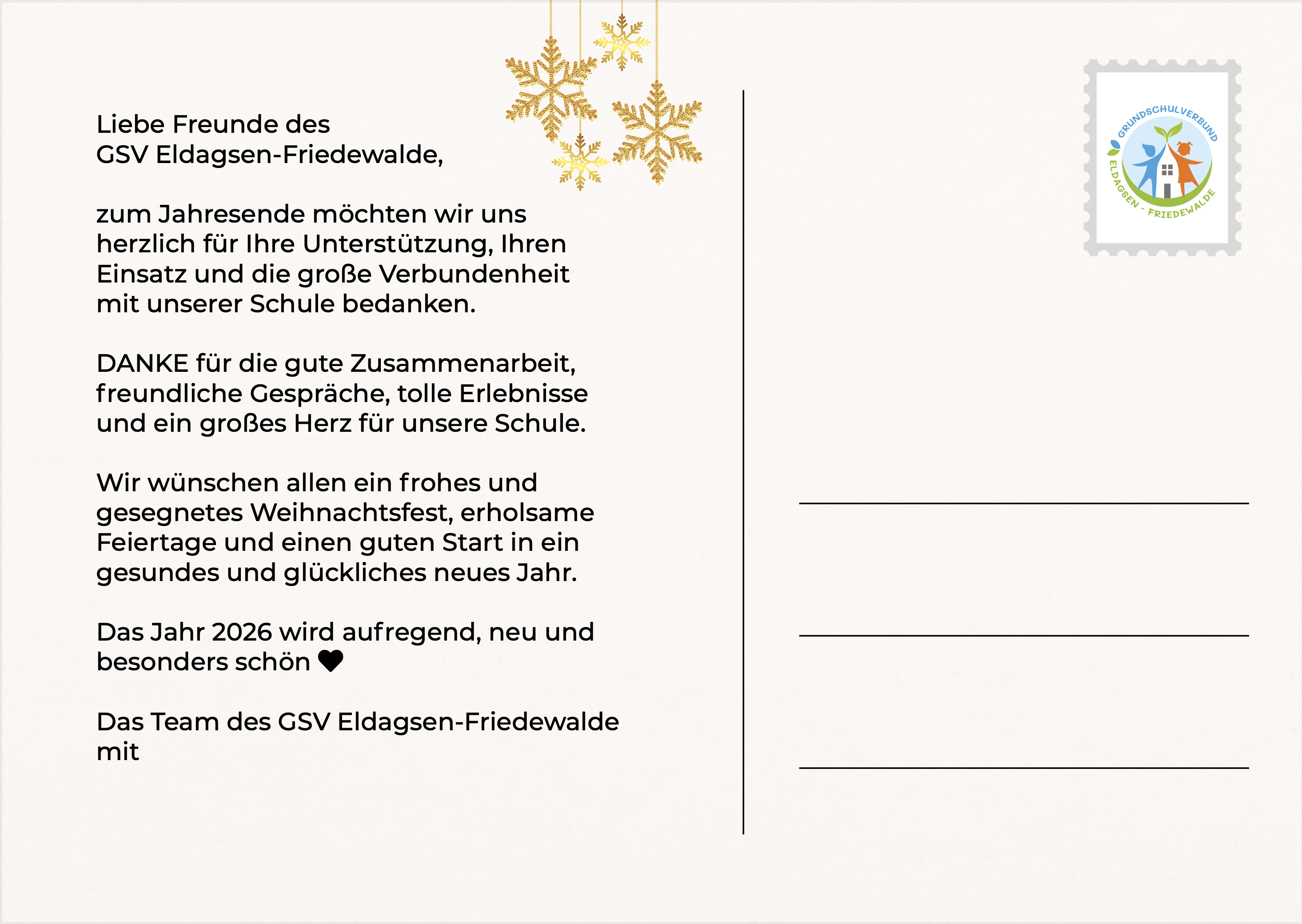Weihnachtskarte 2